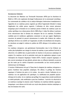 Matériaux Mésoporeux