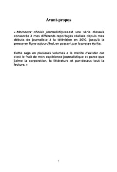 Morceaux choisis journalistiques - Volume 4