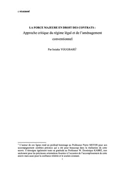 La force majeure en droit des contrats