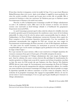 Paix durable en Afrique subsaharienne et structures socio-économiques