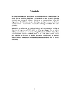 Artériopathie Oblitérante des Membres Inférieurs et Diabète