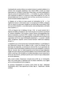 Artériopathie Oblitérante des Membres Inférieurs et Diabète
