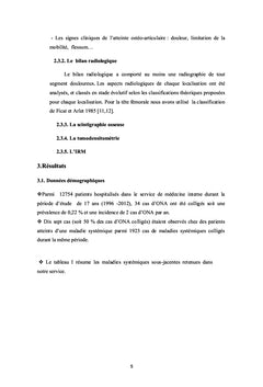 Les ostéonécroses aseptiques au cours du Lupus érythémateux systémique
