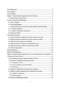 Modélisation des comportements des agriculteurs