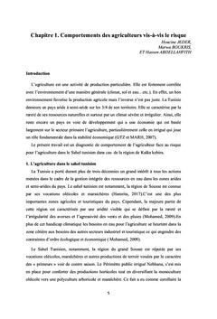Modélisation des comportements des agriculteurs