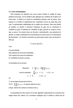 Modélisation des comportements des agriculteurs