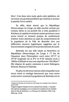 État d'esprit de la population locale et lutte contre la Covid-19
