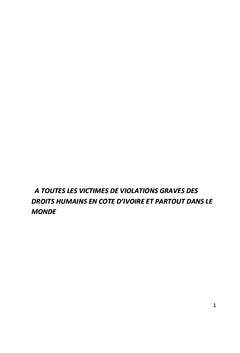 Côte d'Ivoire - CPI : Mariage d'amour ou mariage de raison ?
