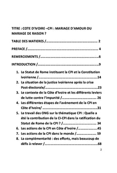 Côte d'Ivoire - CPI : Mariage d'amour ou mariage de raison ?