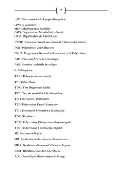 Profil épidémiologique de la co-infection tuberculose VIH