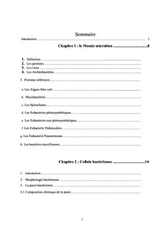 Microbiologie Générale