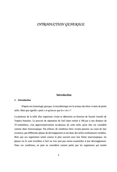 Microbiologie Générale