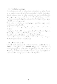 Révision nomenclaturale et taxinomique des espèces exposées