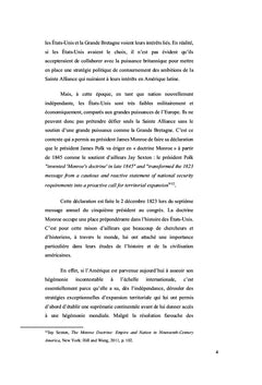 La doctrine Monroe et ses corollaires