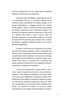 La doctrine Monroe et ses corollaires