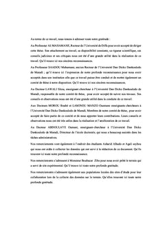 Structures et Fonctionnement d'un Système Agroforestier