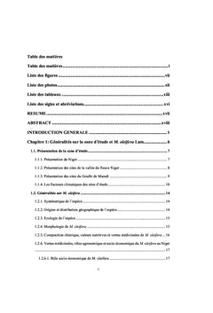Structures et Fonctionnement d'un Système Agroforestier