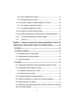 Structures et Fonctionnement d'un Système Agroforestier