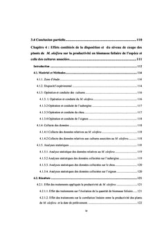 Structures et Fonctionnement d'un Système Agroforestier