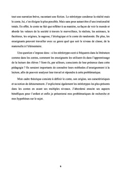 Les stéréotypes dans les contes