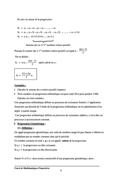 Maths Financières