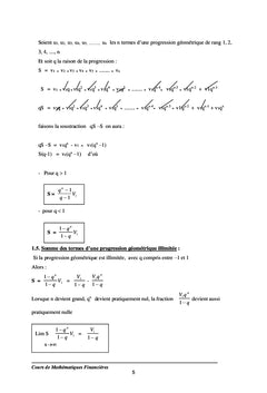 Maths Financières