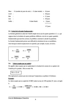 Maths Financières