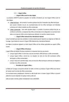 Procédures de Passation de Marchés à Sonatrach