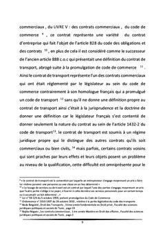 Commentaire de l'Article 627 du code de Commerce Tunisien