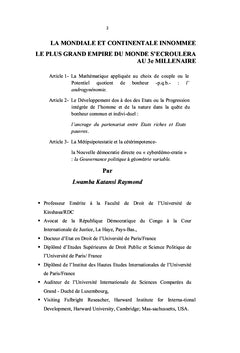 La Mondiale et Continentale Innommée