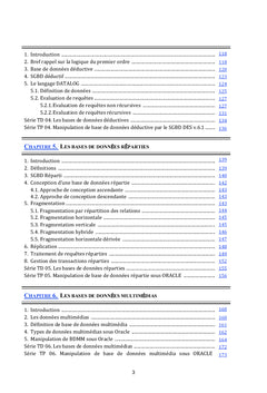 Bases de données avancées
