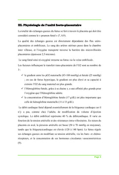 Étude du rythme cardiaque foetal et ses anomalies