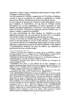 Le droit des affaires commun des Etats membres