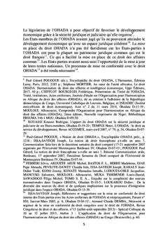 Le droit des affaires commun des Etats membres