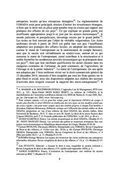 Le droit des affaires commun des Etats membres