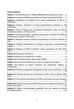Industries et Développement durable en Afrique subsaharienne