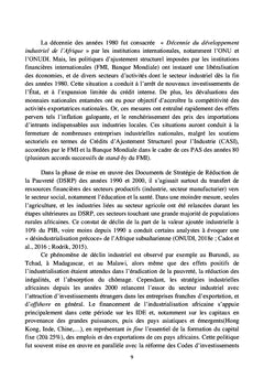 Industries et Développement durable en Afrique subsaharienne
