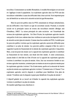 Retraite des Exploitants Agricoles de Cacao en Côte d'Ivoire