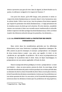 La question des droits fondamentaux en RD Congo