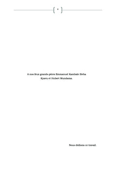 Problématique de l'expropriation des terres en R.D.C.