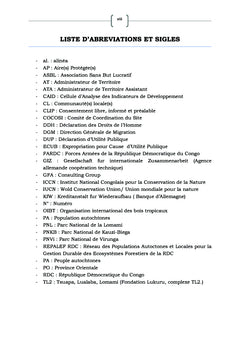 Problématique de l'expropriation des terres en R.D.C.
