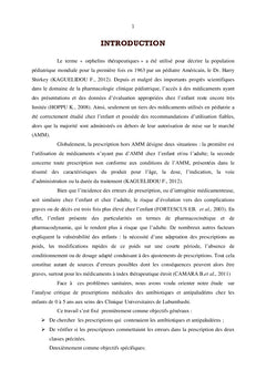 Analyse critique des prescriptions des antibiotiques et antipaludéens