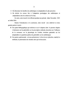 Analyse critique des prescriptions des antibiotiques et antipaludéens