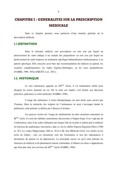 Analyse critique des prescriptions des antibiotiques et antipaludéens