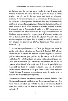 Le Recours en annulation contre les actes pris en violation