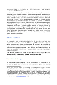 Valoriser les biodéchets urbains à l'échelle des territoires