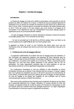 Pragmatique de discours poétiques