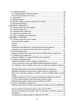 Évaluation de la supervision des prestataires de soins d'un Hôpital