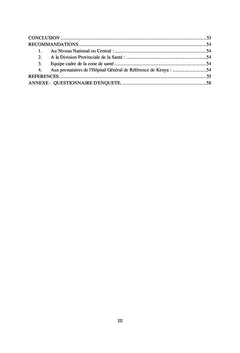 Évaluation de la supervision des prestataires de soins d'un Hôpital