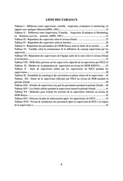 Évaluation de la supervision des prestataires de soins d'un Hôpital